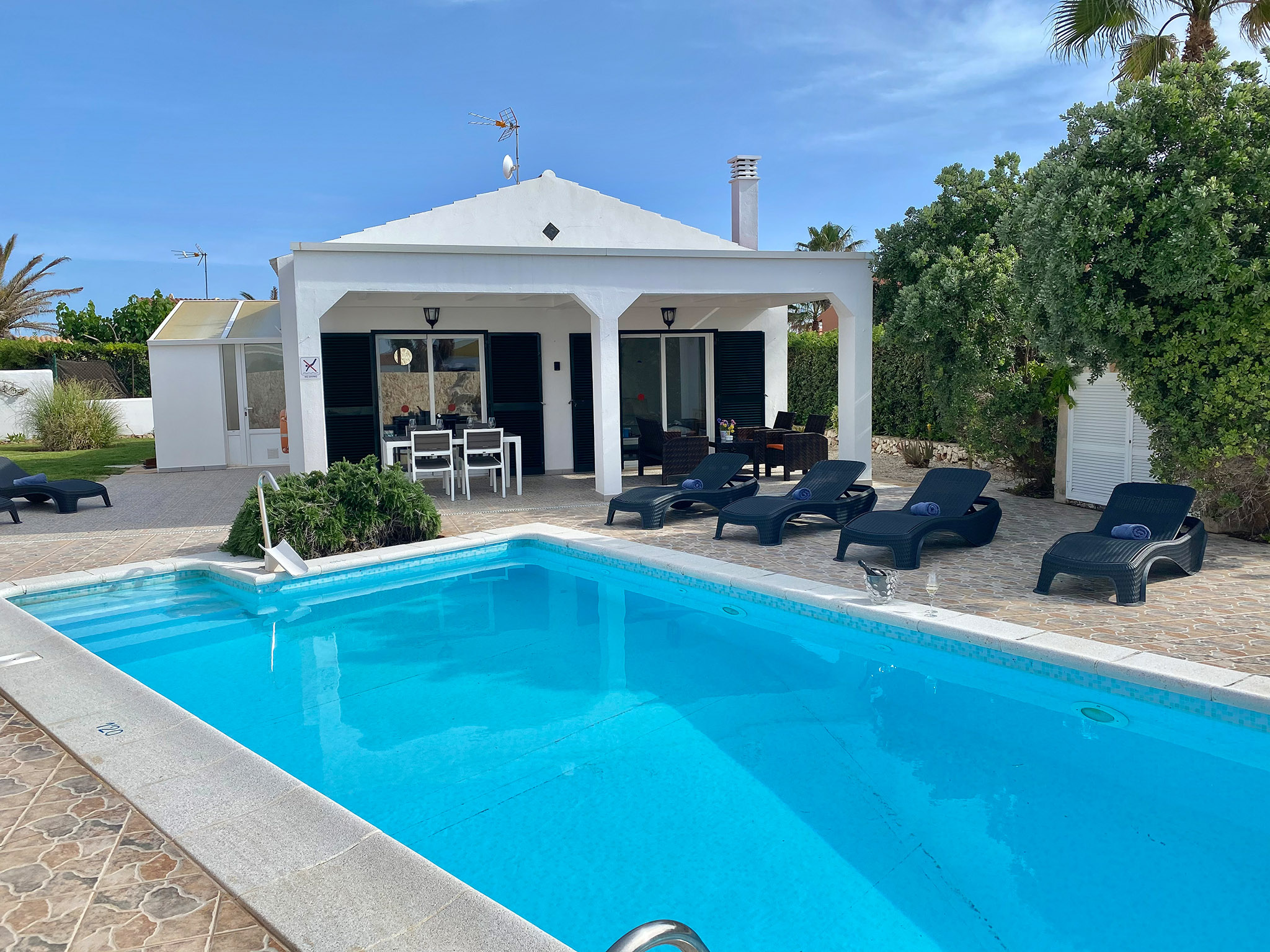Pool at Villa Isa, Cala'n Bosch, Menorca